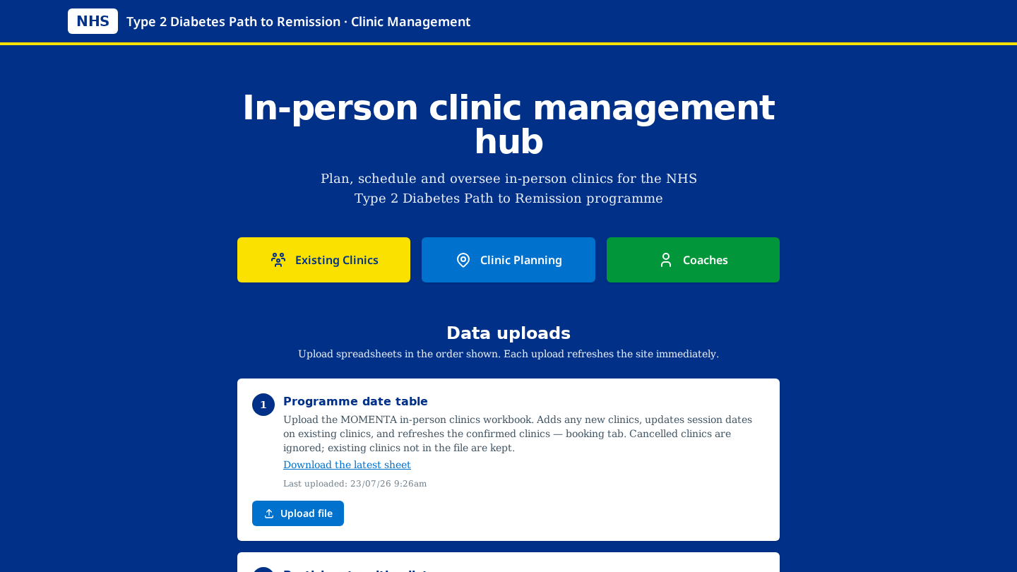 Clinic management hub preview