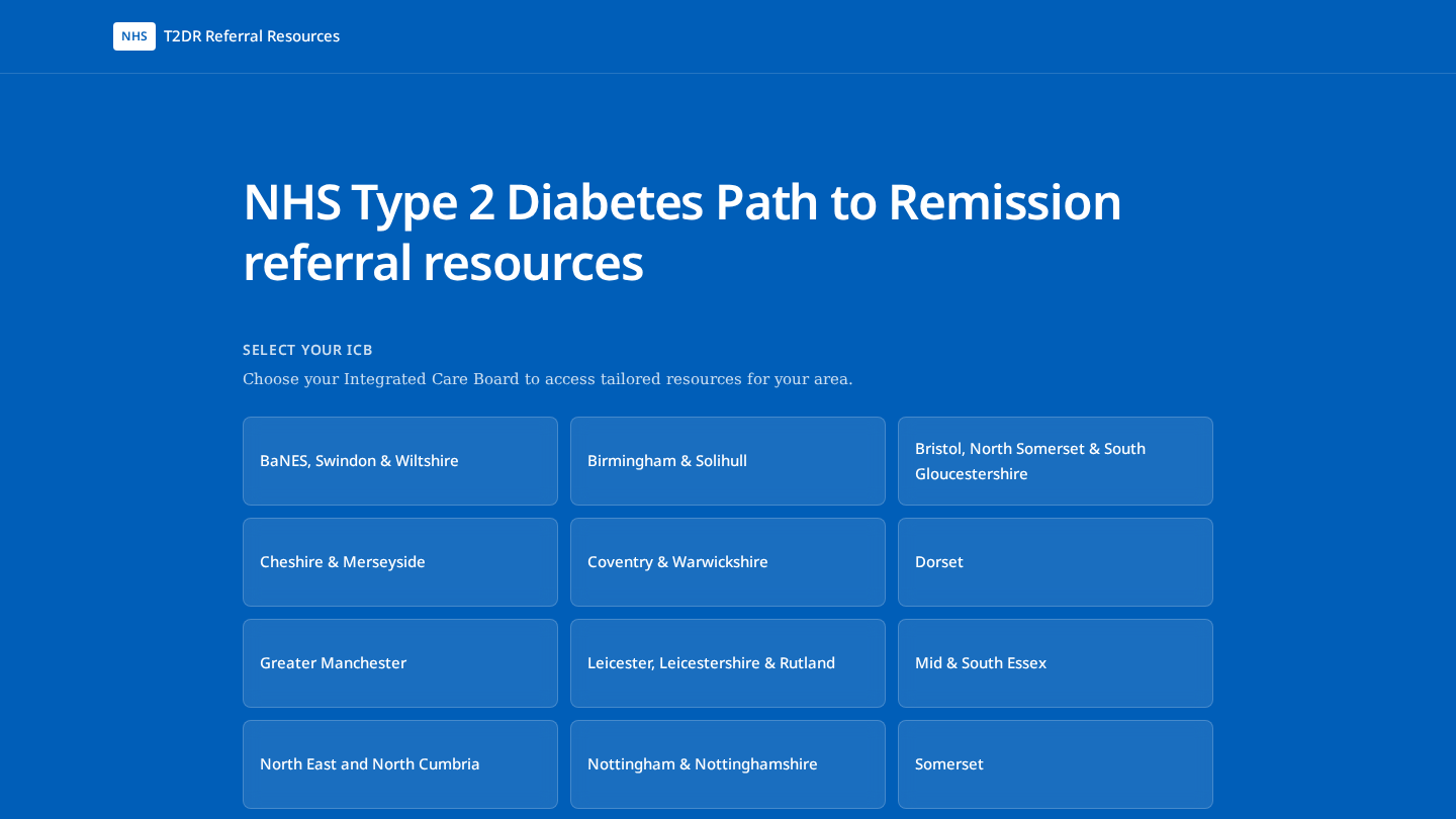 Referral resource hub preview